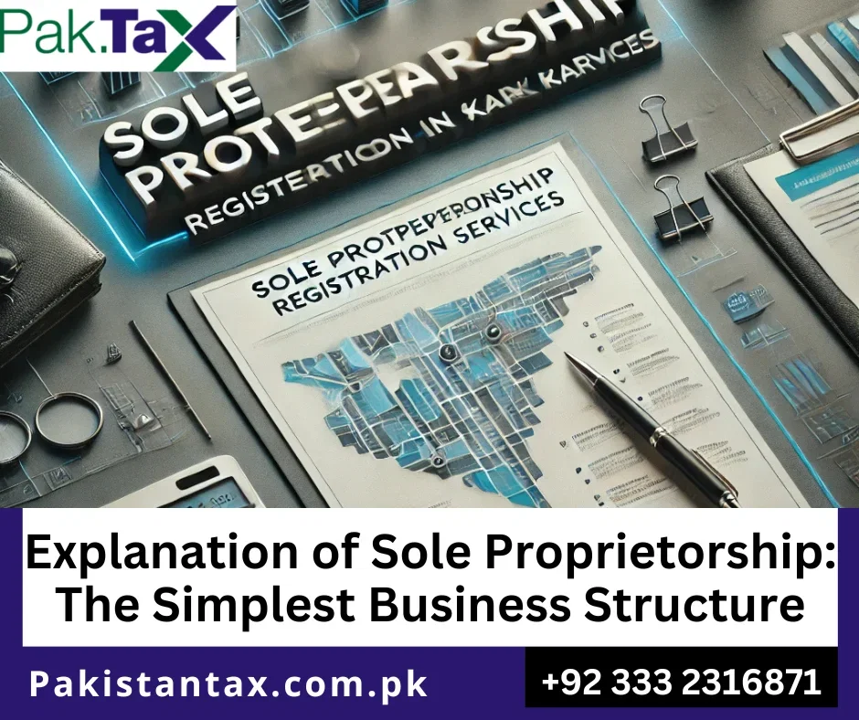 Sole proprietorship registration in Pakistan