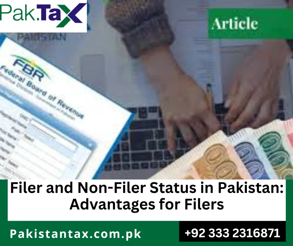 Tax filing benefits in Pakistan