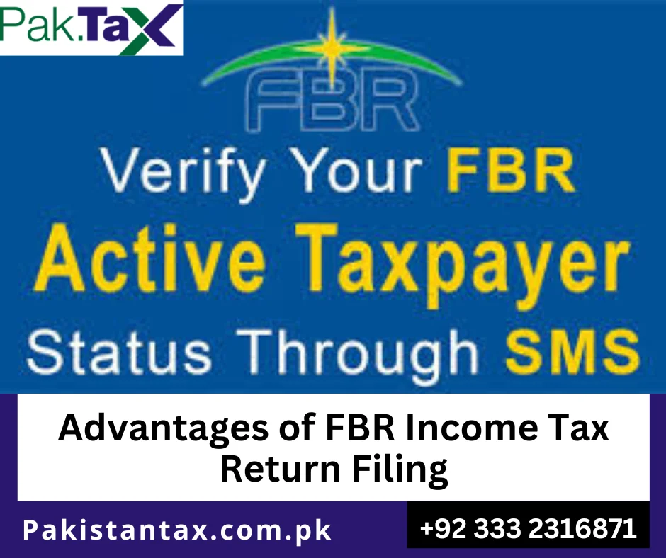 FBR tax return benefits