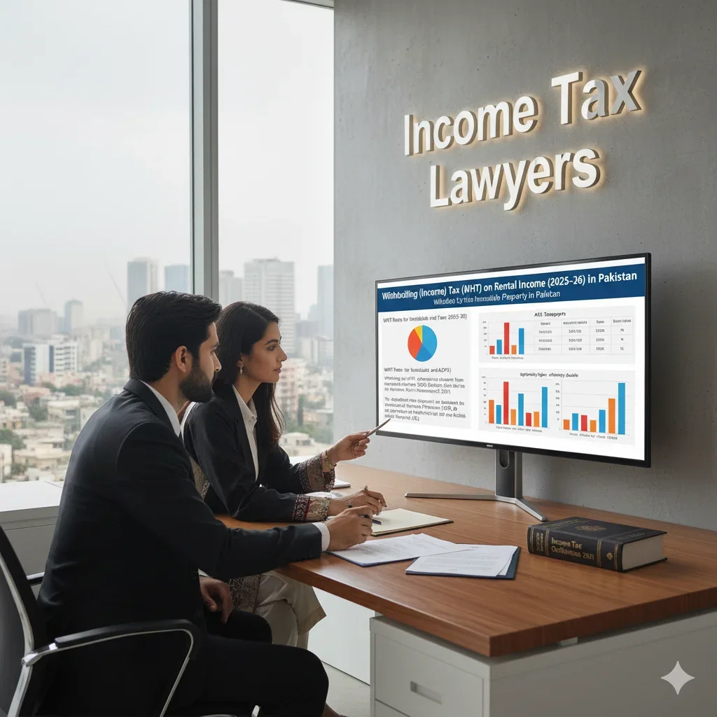 Client meeting with income tax lawyer in Lahore for rental income tax filing