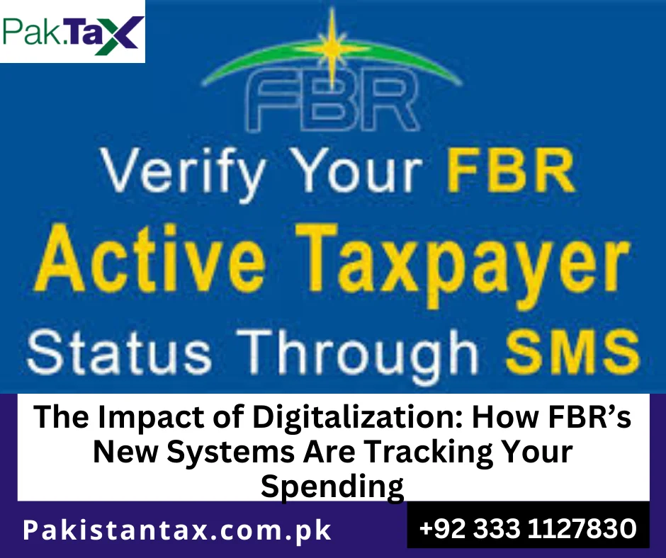 FBR Iris 2.0 dashboard showing digital tax profile